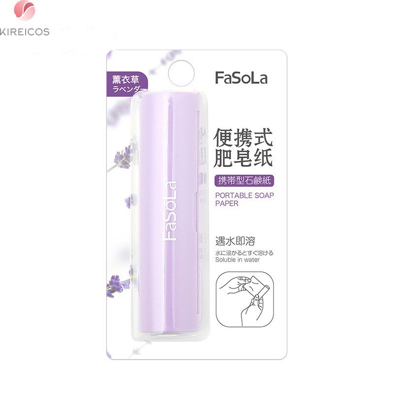[HCM]Xà Phòng Giấy Miếng Du Lịch Bỏ Túi Fasola