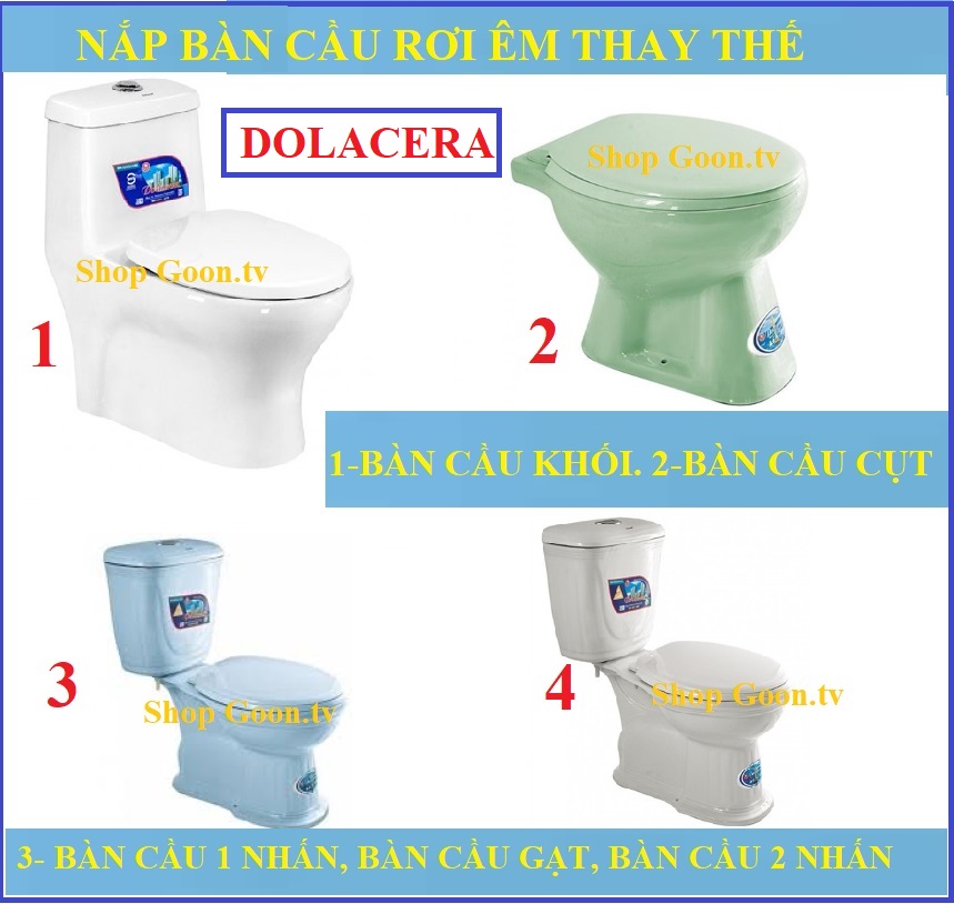 Nắp bồn cầu Dolacera, Là nắp thay thế