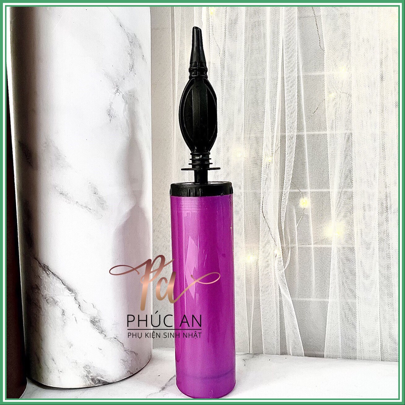 Bơm bóng cầm tay 28cm nhỏ gọn tiện lợi