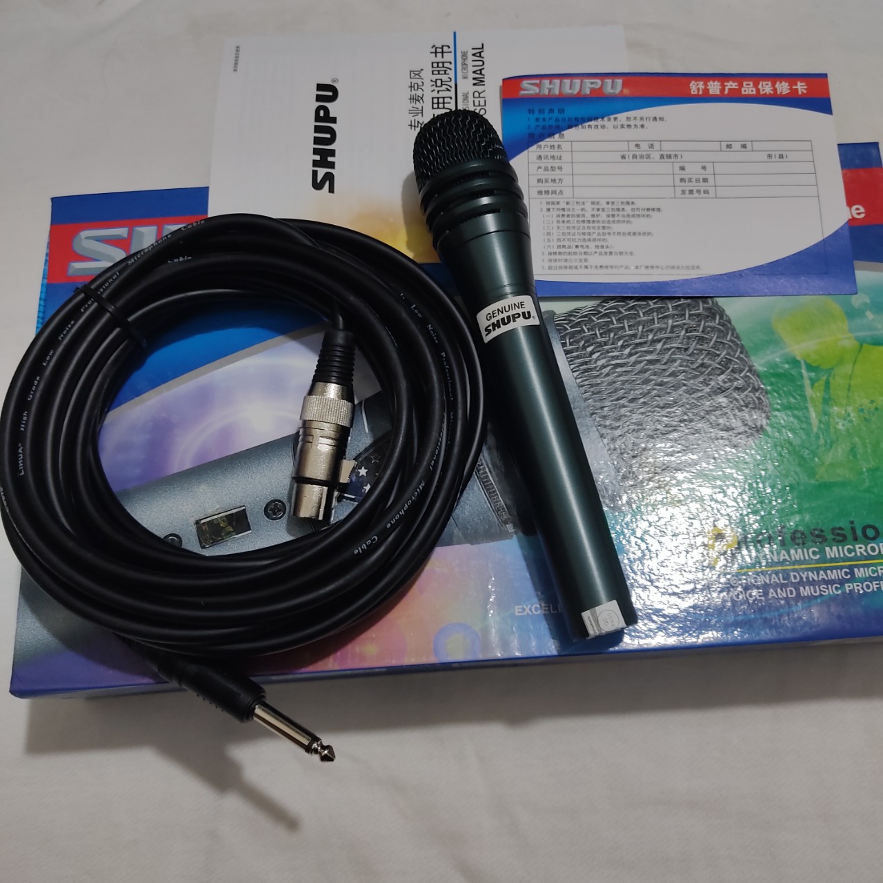 MÍC DÂY-MICRO DÂY SHUPU CHUẨN THÂN KHẮC CHỮ