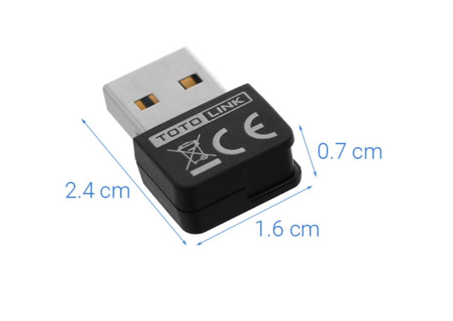 Thiết bị mạng Totolink N160USM - USB Wi-Fi siêu nhỏ chuẩn N 150Mbps