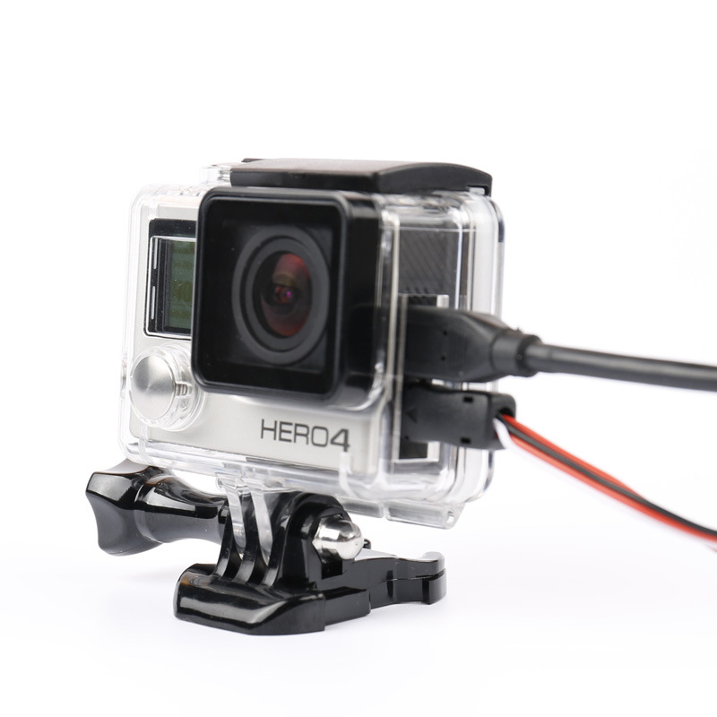 Case GoPro Hero 3, Hero 4 có lỗ cắm sạc