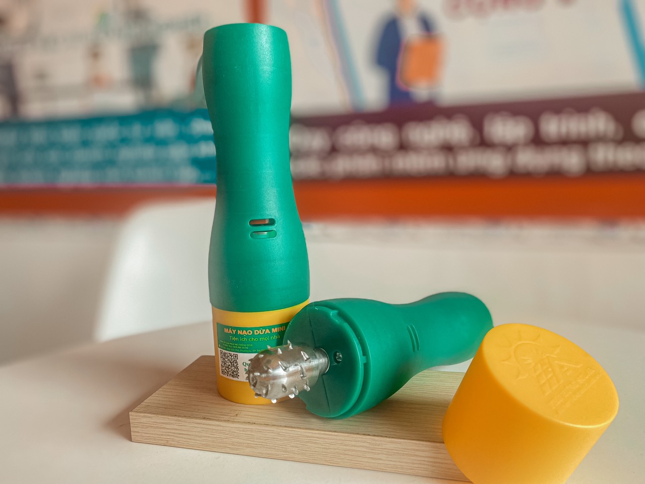 Chuỳ nạo dừa rời, kèm ốc gắn