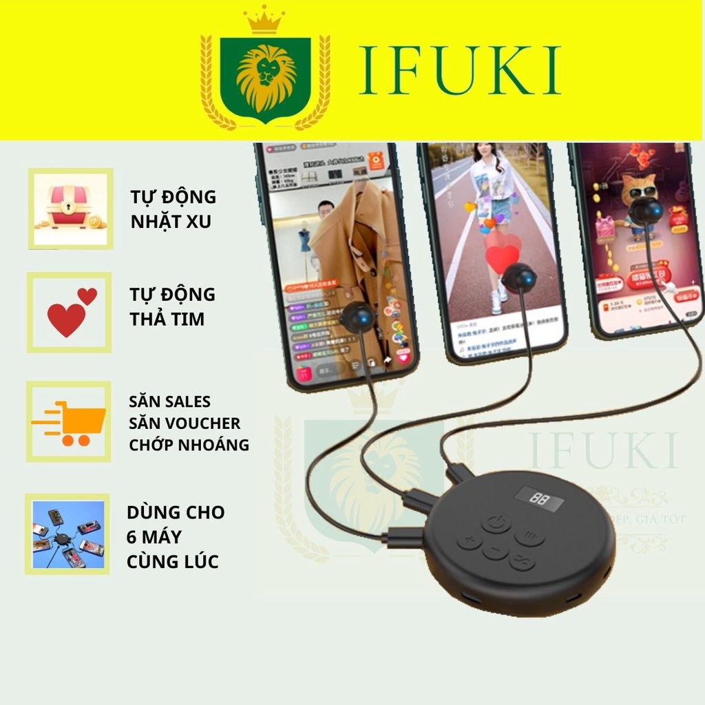 Auto Clicker Mobile Phone Screen Clicker auto click device the touch screen mobile phone, live stream clicks multiple machines, clicks the Tiktok auto tap heart, picks up coins plays games