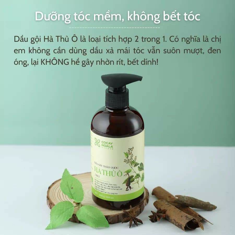 Dầu gội thảo dược Hà Thủ Ô 2in 1