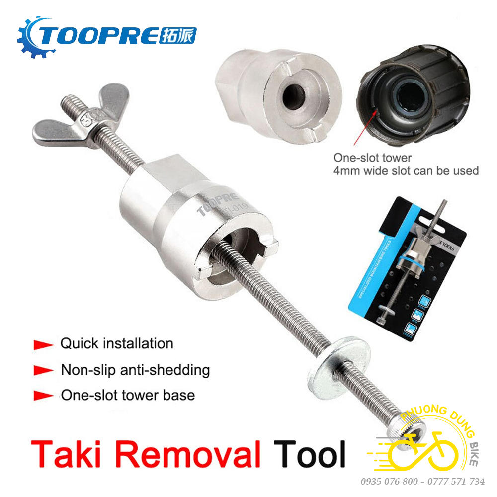 Dụng cụ tháo mở cối líp xe đạp toopre