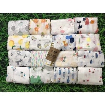 Khăn Tắm Sợi Tre Aden Cuộn Muslin