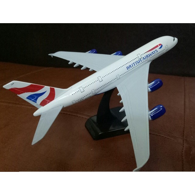 Mô hình máy bay tĩnh A380 British airways 20cm