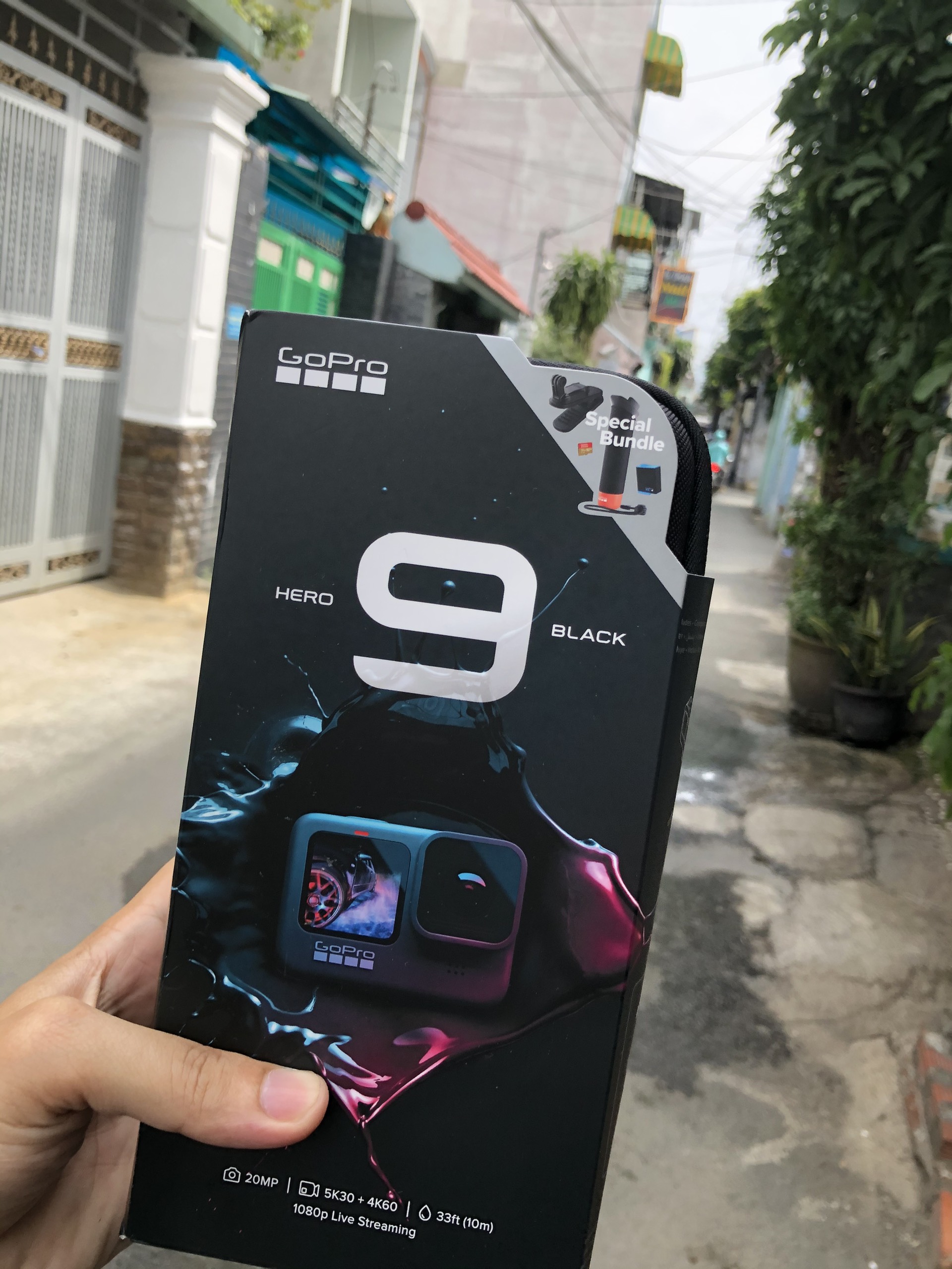 [Trả góp 0%]Máy quay Gopro Hero 9 Black Bản Bundle