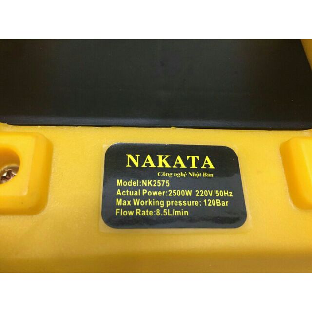 Máy rửa xe Nakata Japan 2500w