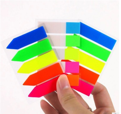 Giấy nhớ 5 màu nilon mũi tên hàng đẹp