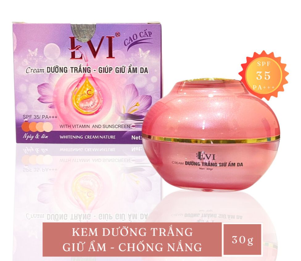 Kem EVI Dưỡng Trắng Giữ Ẩm Da 30g