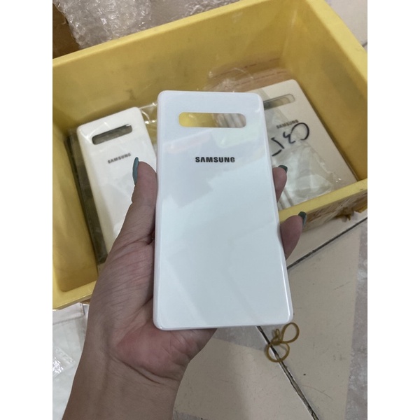 Nắp lưng samsung s10 plus zin bóc máy