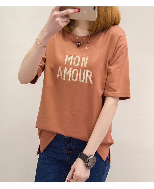 Áo thun nữ mon amour thời trang