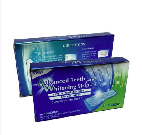 Miếng Dán Trắng Răng Whitening Strip Advanced ) Liệu Trình Dưỡng Trắng Răng Hiệu Quả An Toàn