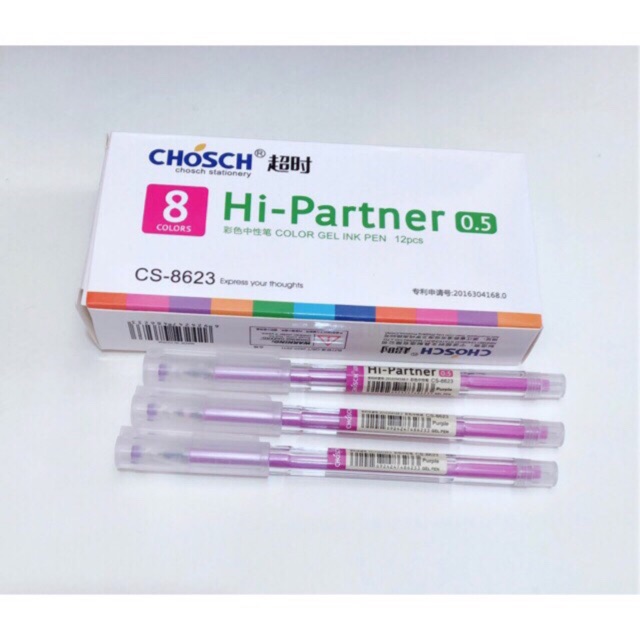 Hộp 12 Viết Gel Chosch CS-8623
