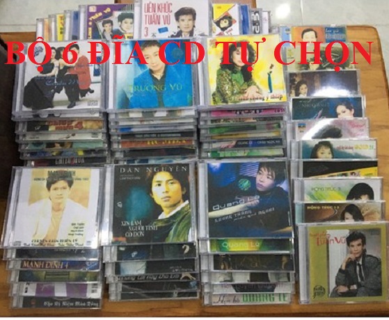 Bộ 6 đĩa cd tự chọn