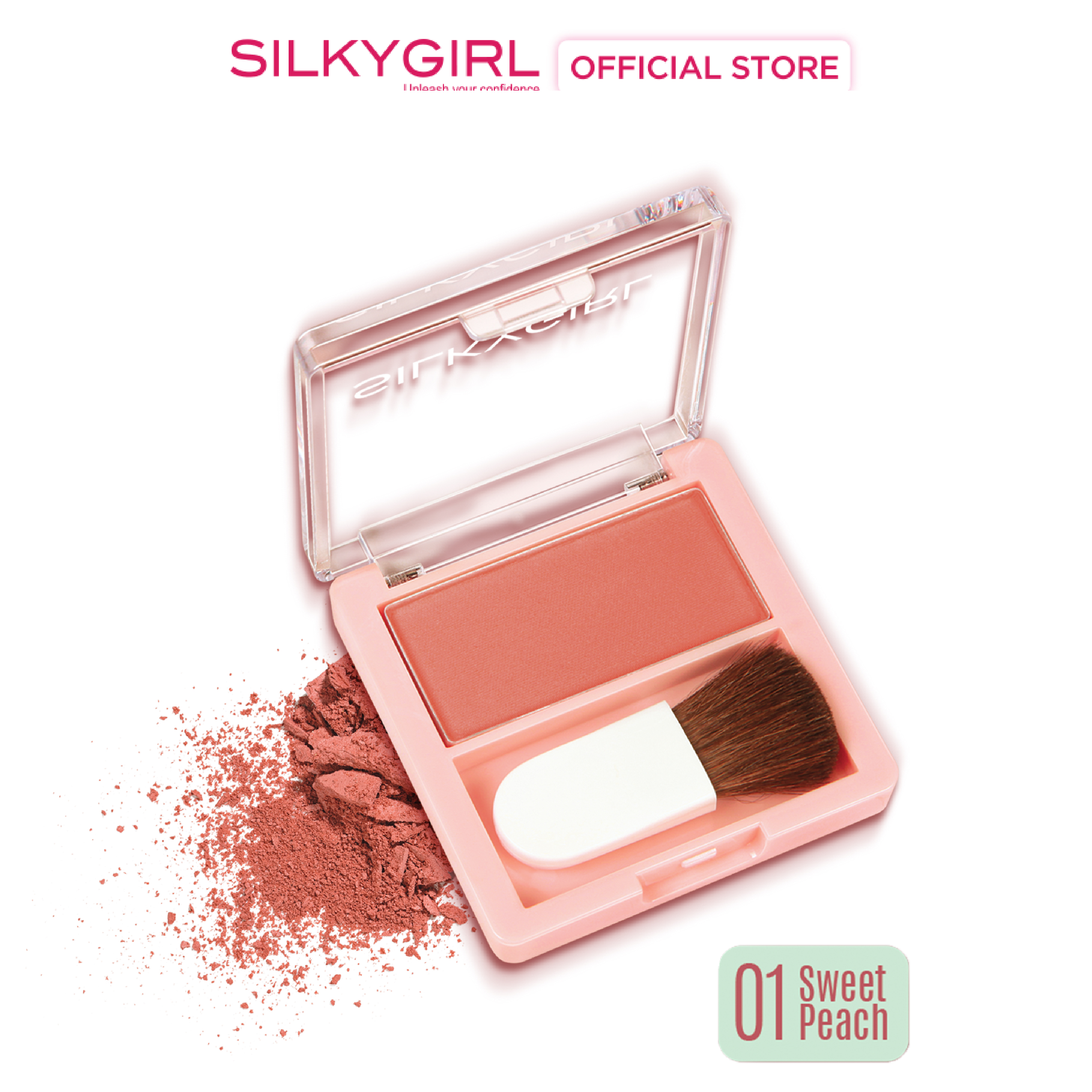 Phấn Má Hồng Silky Girl Blush Hour 3G