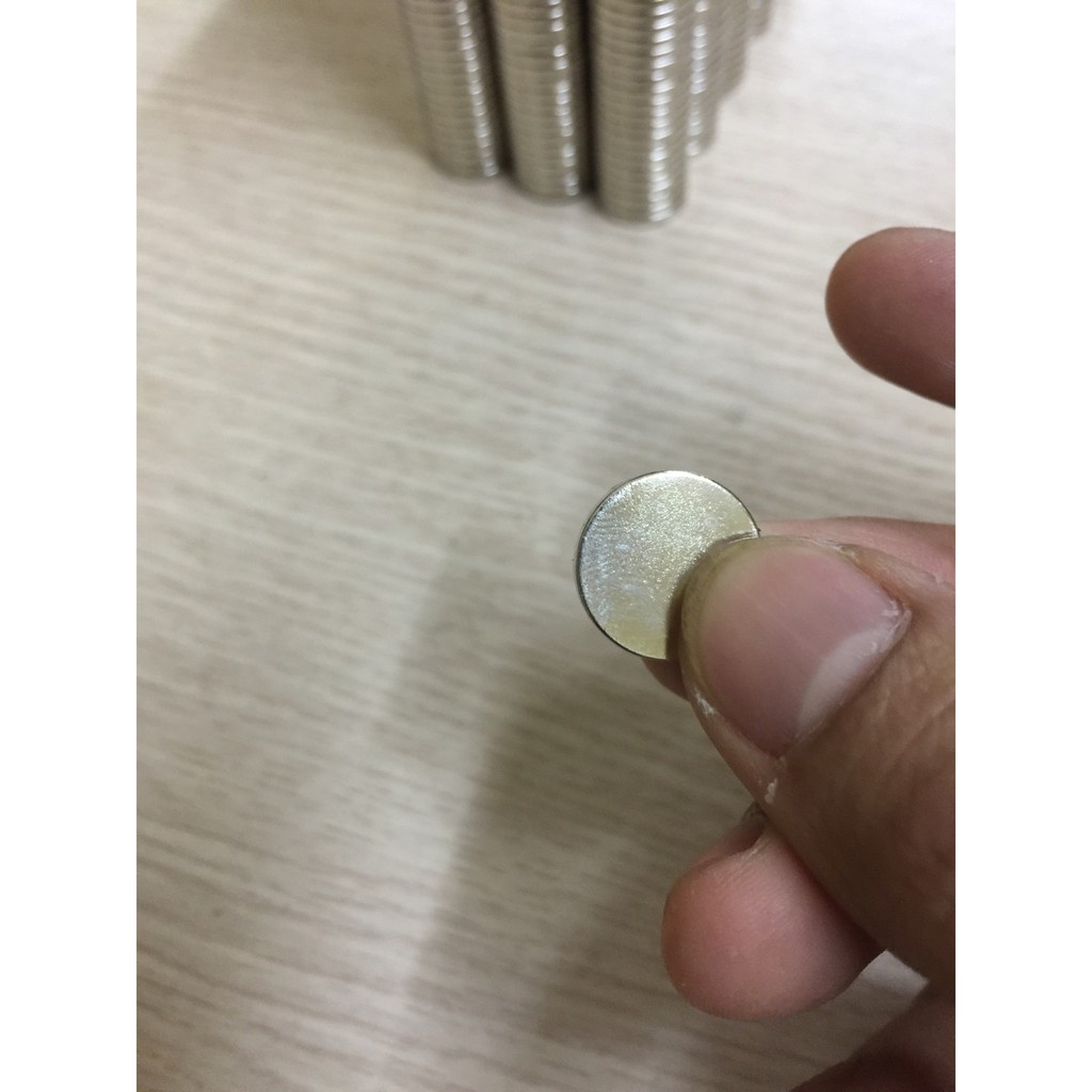COM BO (50 vien Nam châm trắng đất hiếm phi 15x2mm