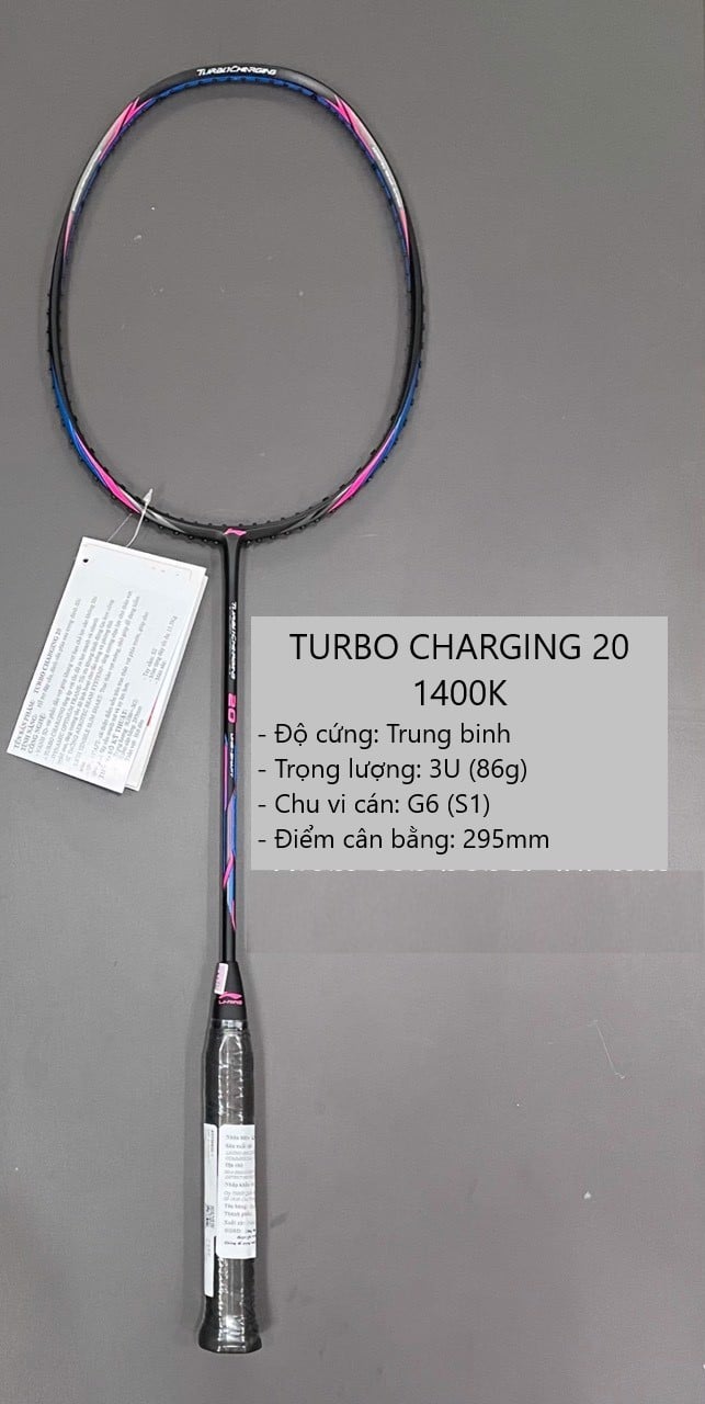 [CHÍNH HÃNG XỊN]  Vợt Cầu Lông Li-Ning Turbo Charging 20