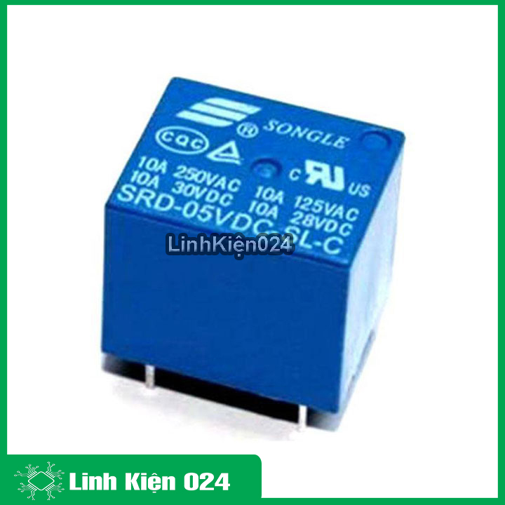 Bộ 3 chiếc relay songle srd 5P 5vdc 10a
