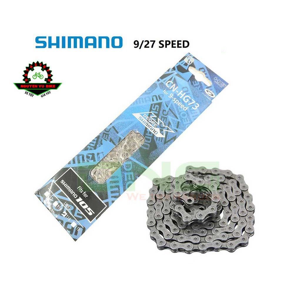 Xích sên xe đạp Shimano CN-HG73 9 Speed