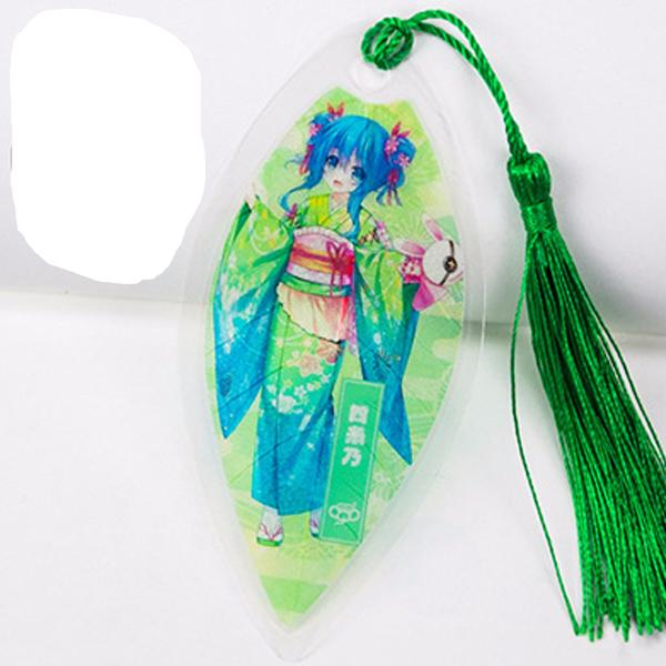 Bookmark Date a live gân lá đánh dấu sách anime chibi