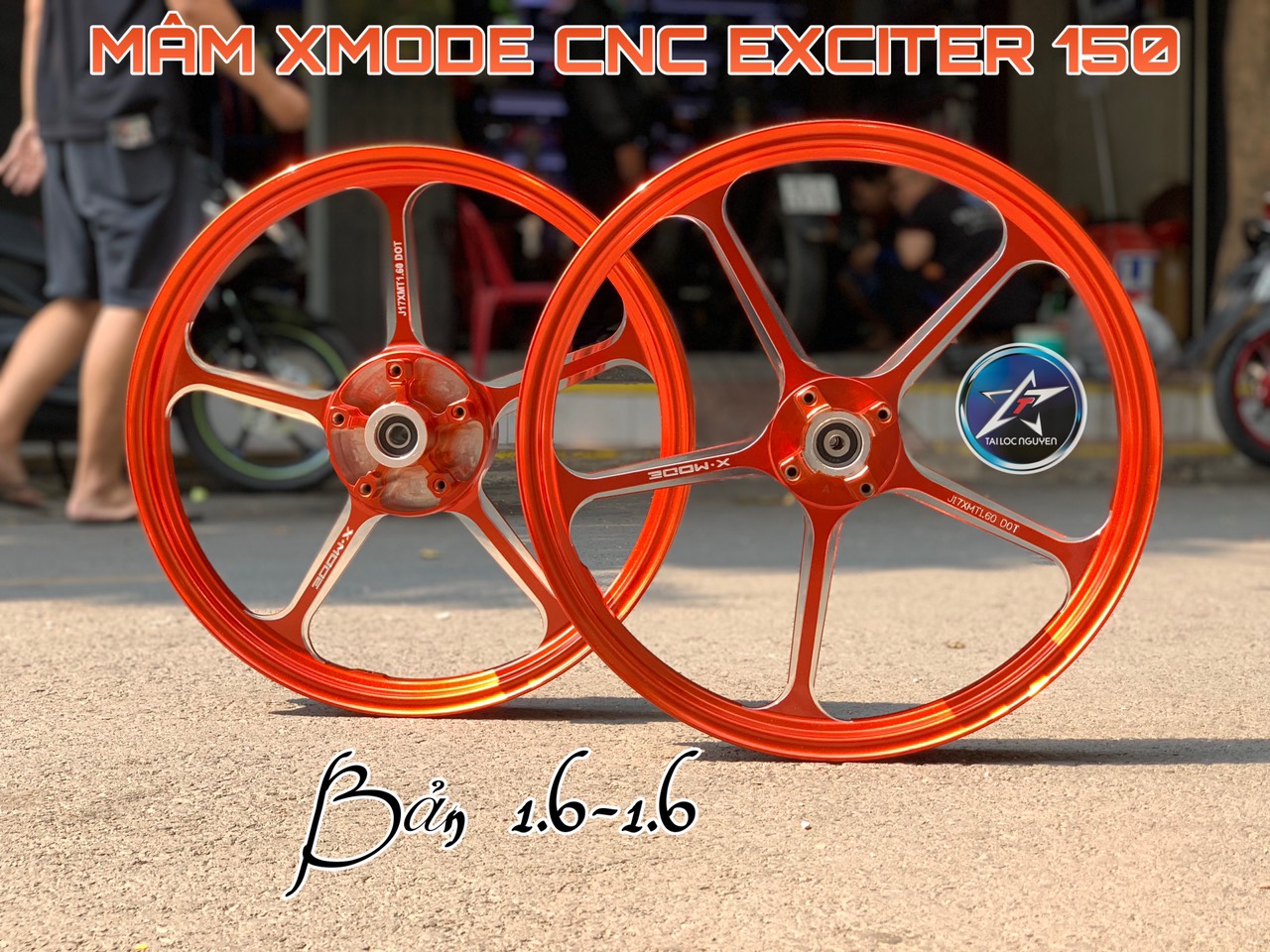 [HCM]MÂM XMODE CNC CHO EXCITER 150 BẢN 1.6-1.6
