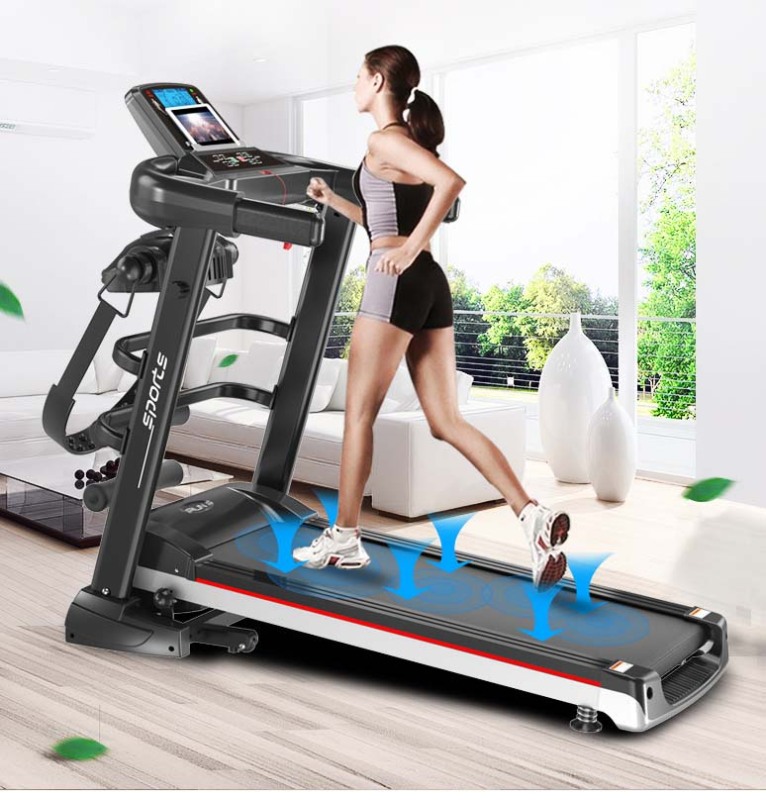 Máy chạy bộ, máy chạy bộ đa năng F500, công xuất 3.0. tốc độ 1-12.8 km/h.thiết bị thể dục trong nhà không cần phải đến phòng tập