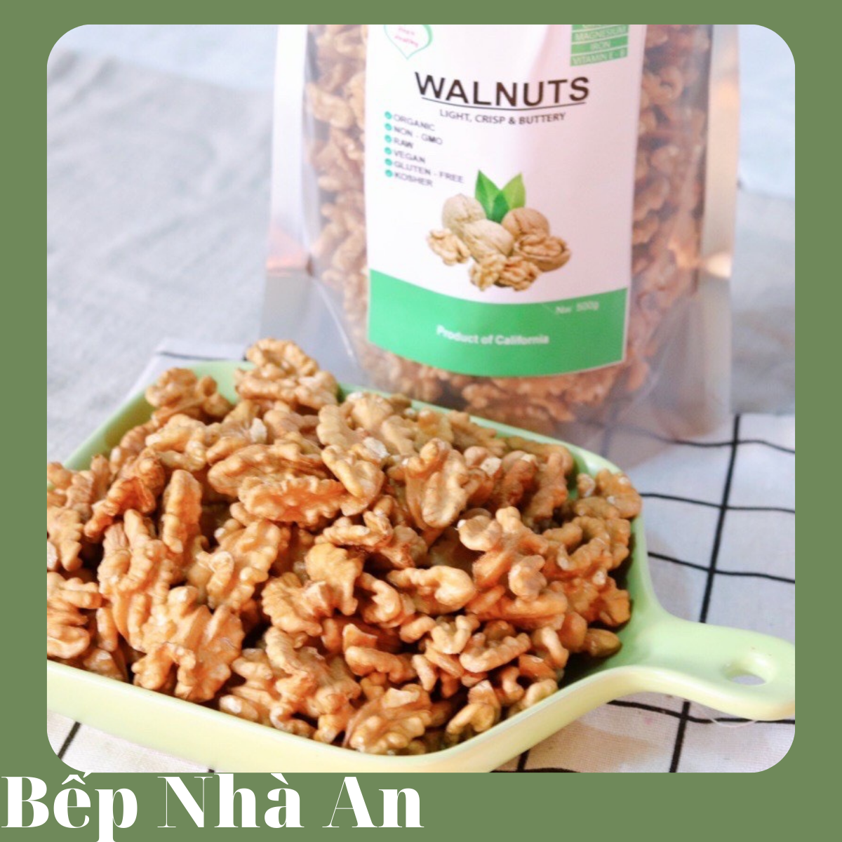 Nhân óc  Mỹ gói 500gr
