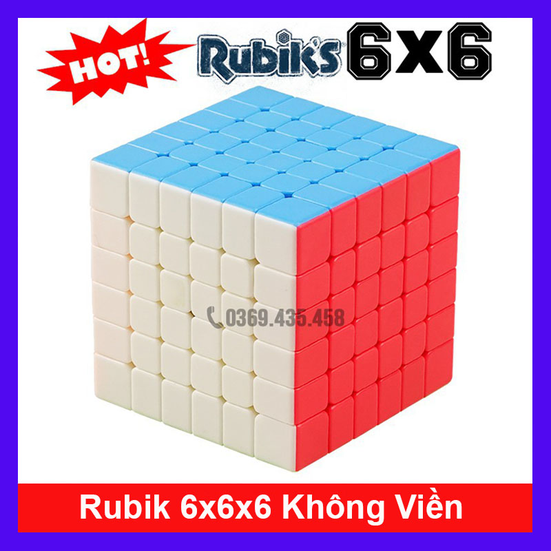Rubik 6x6 moyu meilong rubik 6x6x6 hàng xịn trơn xoay cực mượt - rubik 6x6 stickerless qiyi