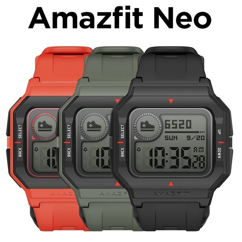 Đồng hồ thông minh Xiaomi Amazfit NEO - Hàng Chính Hãng - Bảo hành 12 Tháng - Kháng Nước Lên Đến 50m - Pin Kéo Dài Lên Đến 28 Ngày - 12 chế độ tập luyện