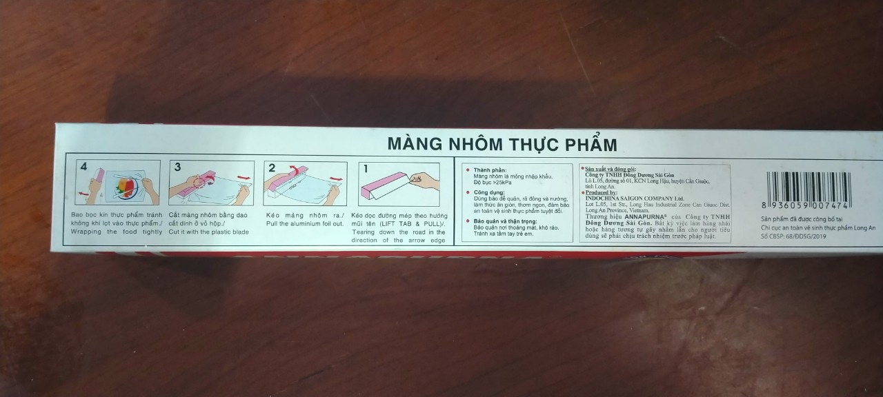 Màng nhôm giấy bạc Annapurna 7m