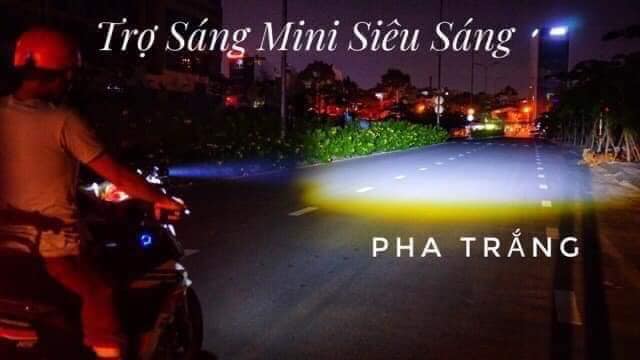 Đèn Trợ Sáng Bi Cầu Mini 2 Chế Độ Tặng Công Tắc Cos Pha ( 1 BÓNG + CÔNG TẮC )