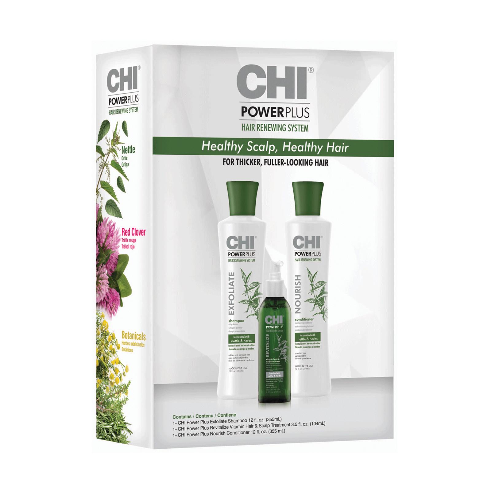 Combo bộ sản phẩm chống rụng kích thích mọc tóc CHI Power Plus