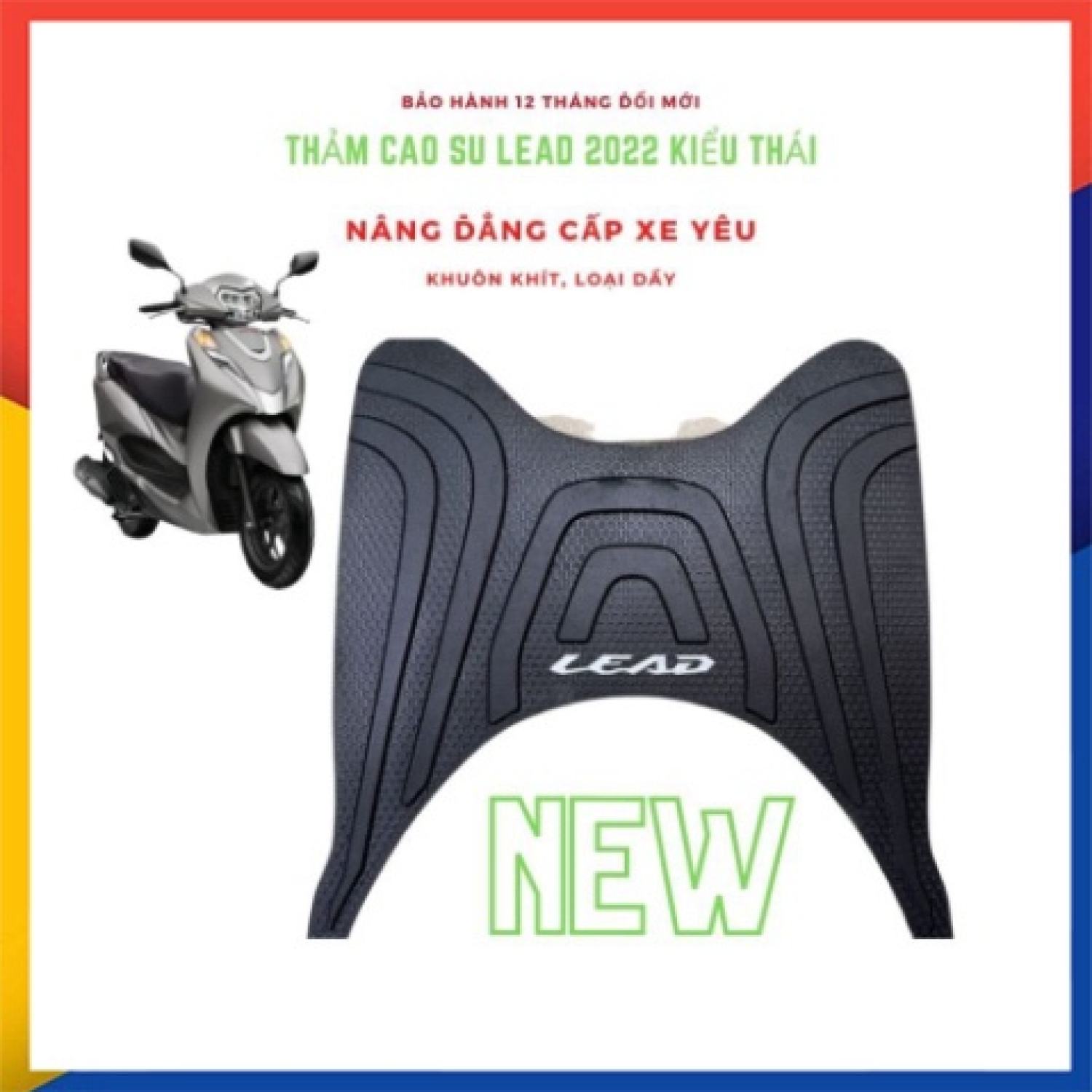 Thảm Để Chân Cao Su Lead 2022 ( Mới )