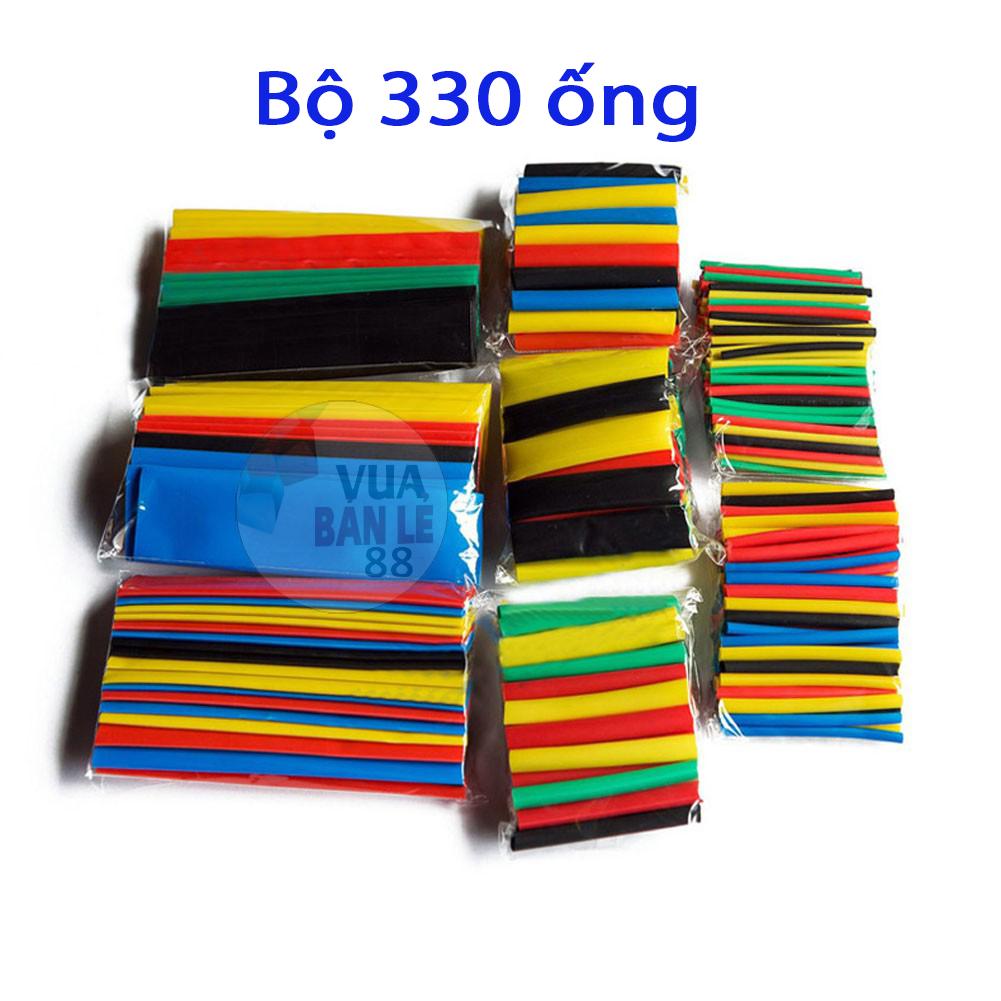 Bộ 330 ống gen co nhiệt nhiều màu chống cháy tốt bảo vệ môi trường máy móc khỏi nguy cơ cháy nổ
