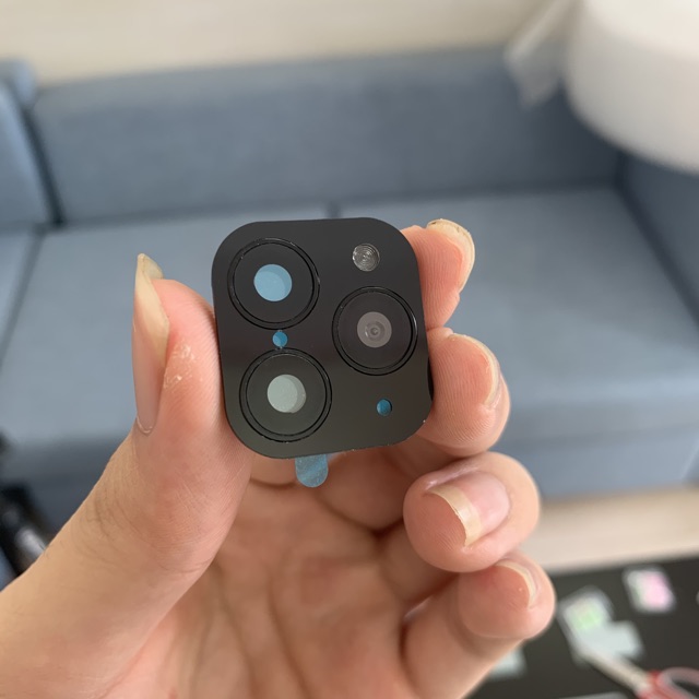 Miếng dán độ camera nổi lên 11 pro max cho iphone x xs xs max thần thánh- dán giả 11