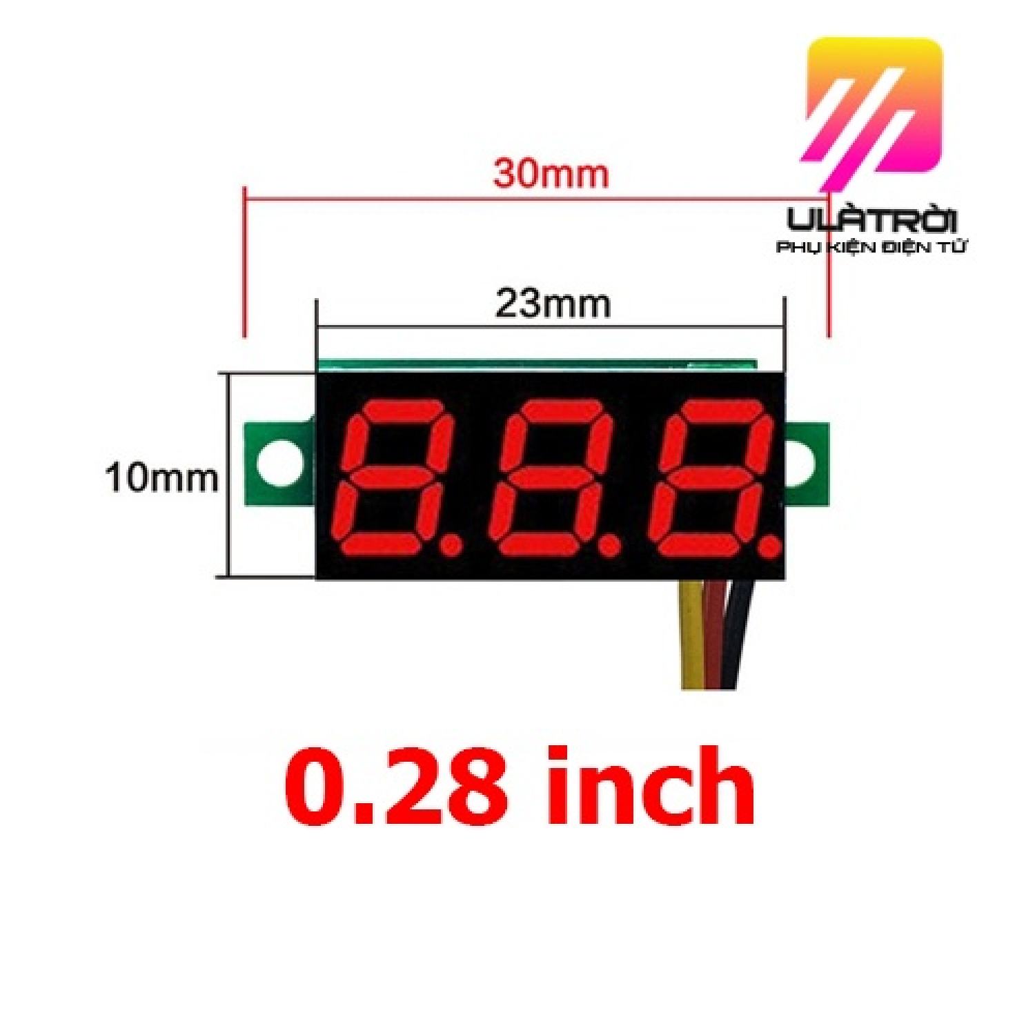Vôn kế DC màn hình led kỹ thuật số