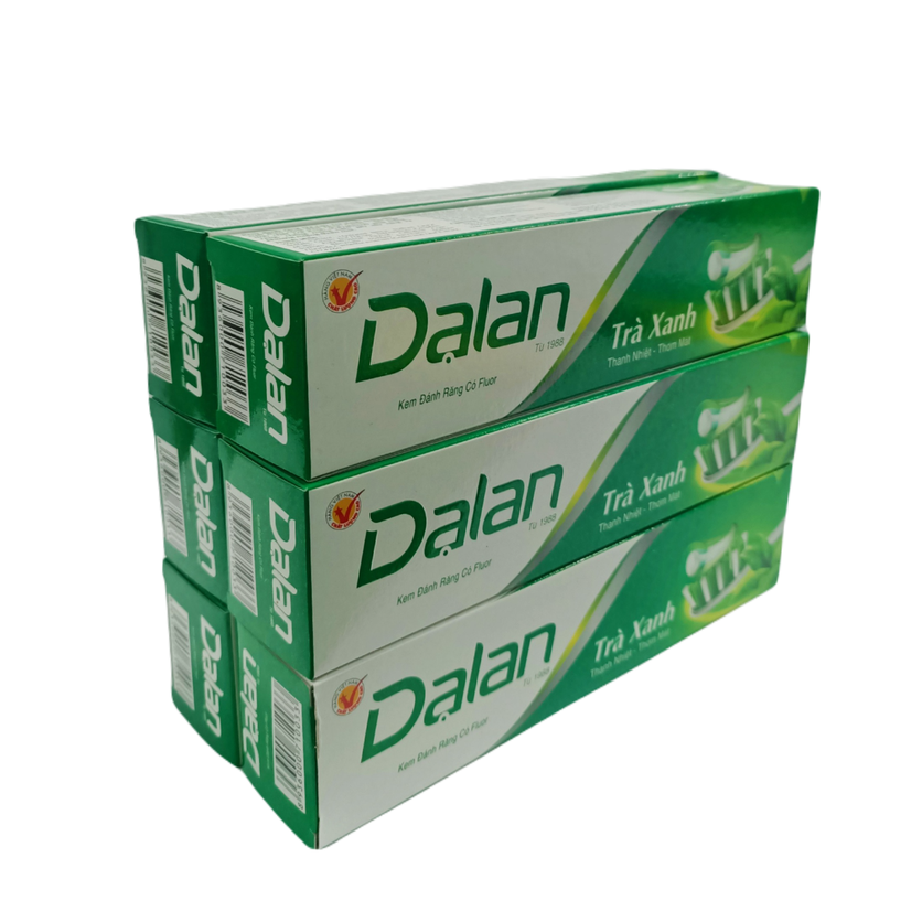 [COMBO MUA 5 TẶNG 1] KEM ĐÁNH RĂNG TRÀ XANH 200G - DẠ LAN