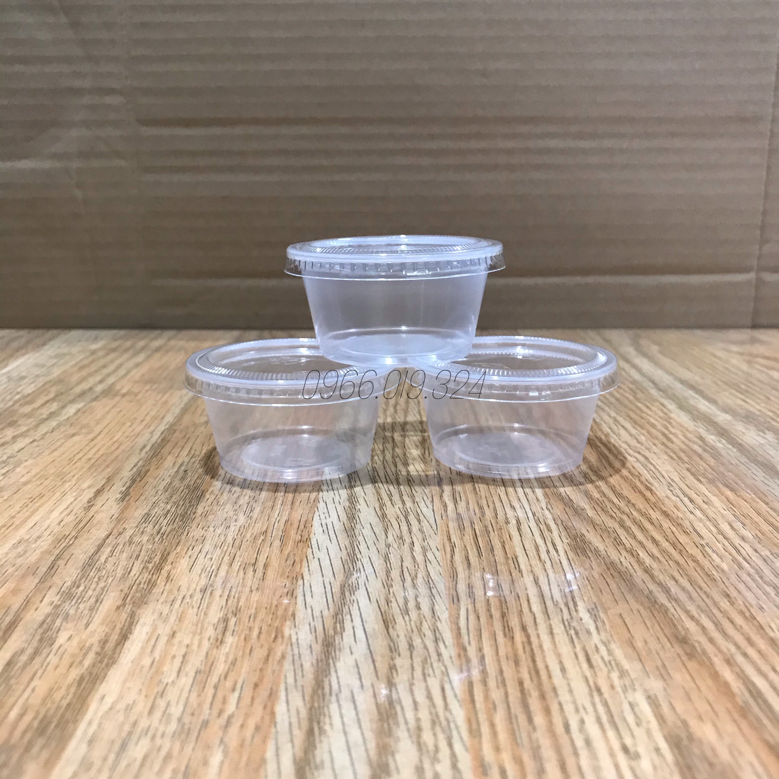 Combo 100 hủ nhựa ttk 2oz - hủ đựng sốt - hủ nước chấm
