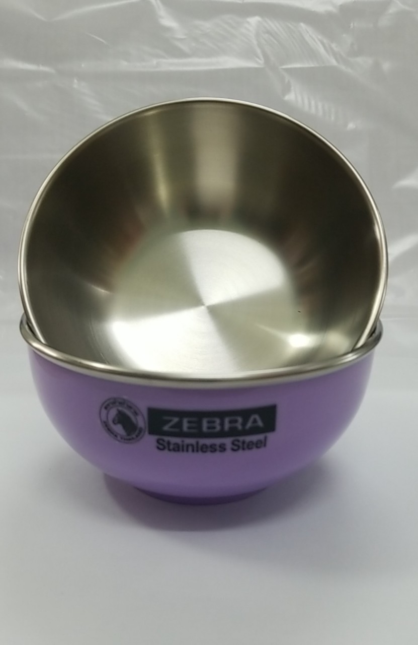 CHÉN INOX  2 LỚP ZEBRA 11 CM