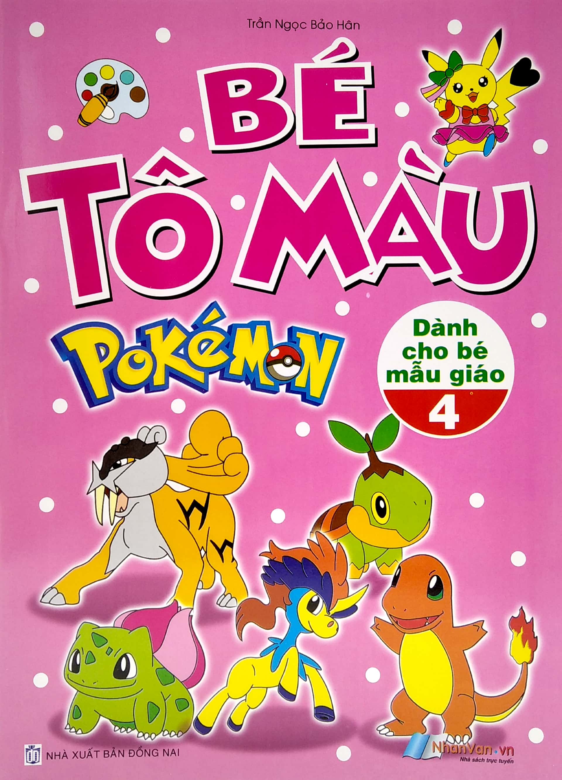 Sách Fahasa - Bé Tô Màu Pokemon - Tập 4