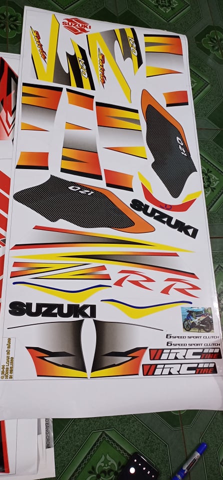 tem rời satria xìpo đặt in