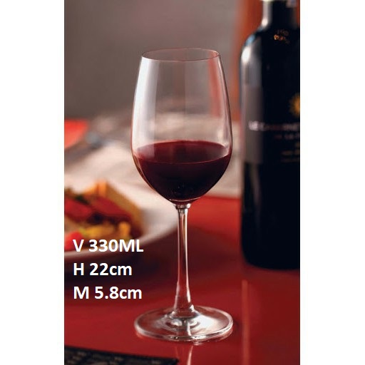 Bộ 6 Ly uống Rượu Vang Sâm Panh Pha Lê 330ml, cốc thủy tinh kiểu uống Champagne Sang Trọng, Ly thủy tinh cao cấp uống vang đỏ , coc Ruou Vang, wine glass