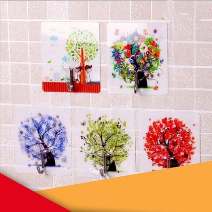 Combo 2 MÓC DÁN TƯỜNG 3D SIÊU CHỊU LỰC