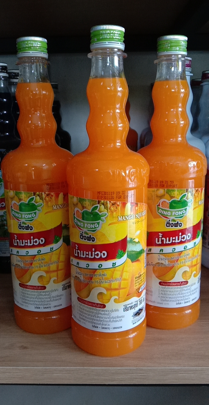 Siro/Sirup Thái Dingfong chai 760ml ( Đủ mùi)