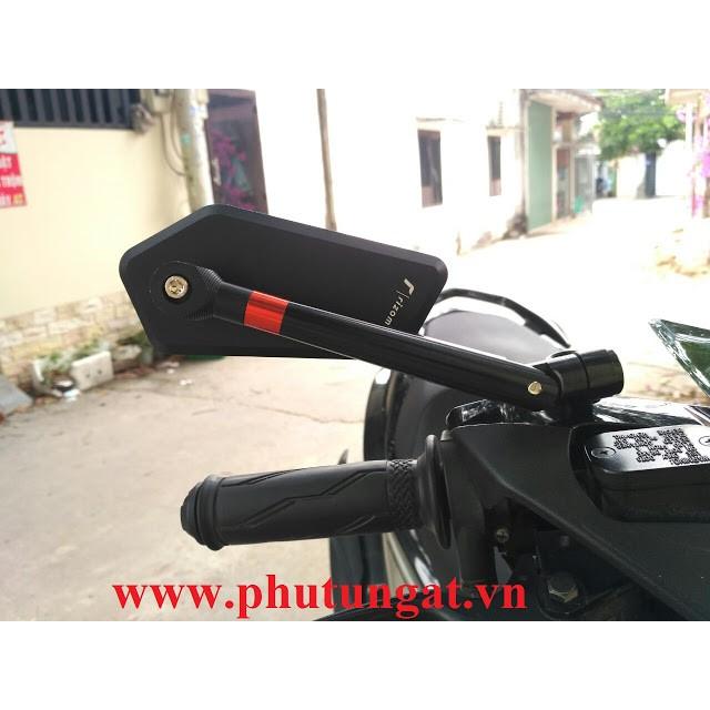 Kính chiếu hậu Rizoma Xéo màu đen- 1 chiếc bên trái