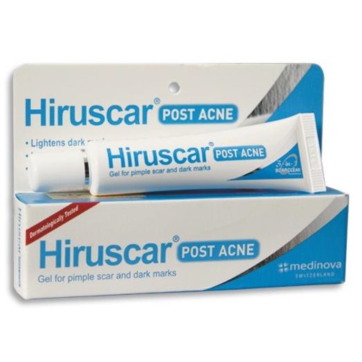 HIRUSCAR POST ACNE (TUÝP 5/10gr) - GEL LÀM MỜ SẸO VÀ THÂM MỤN [Hirusca, post acnes, postacne]