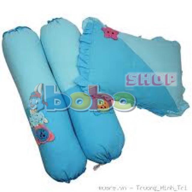 [HCM]Bộ Gối Xốp Cho Bé Từ 0-2 Tuổi (1Gối Nằm 2 Gối Ôm)